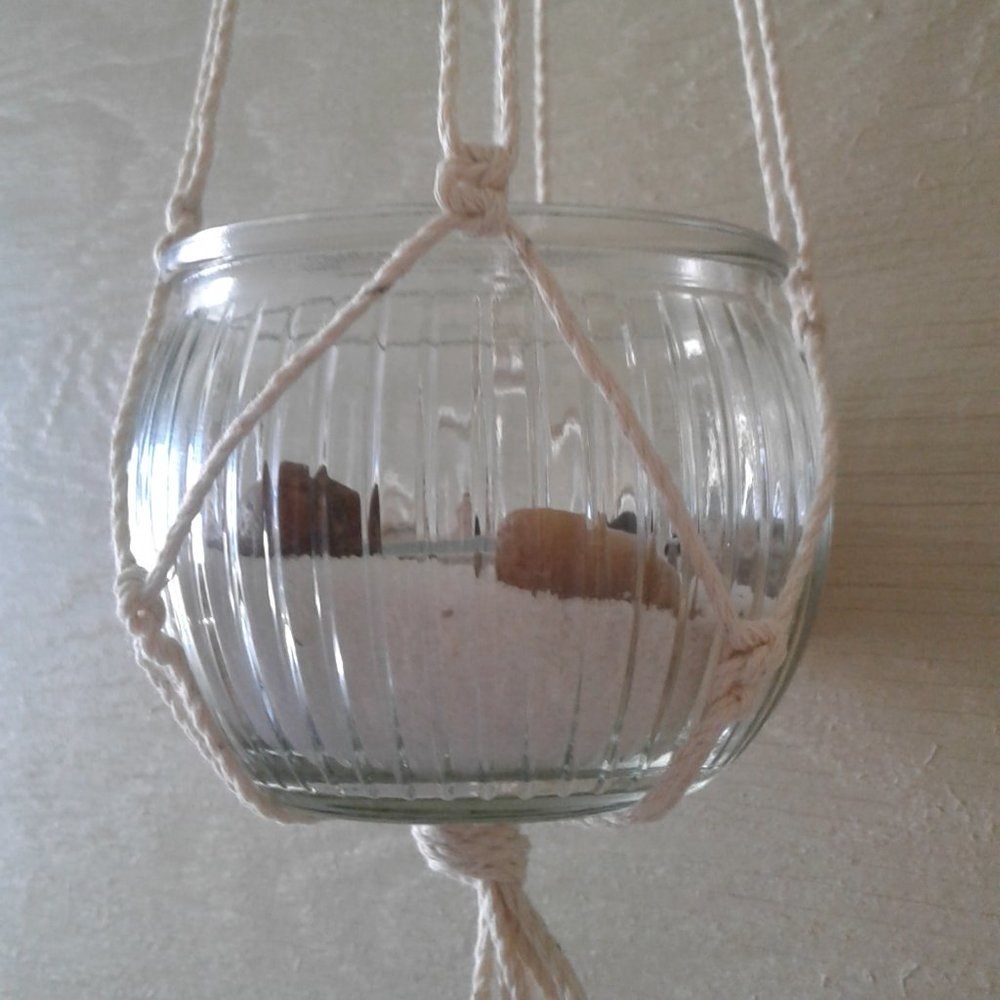 4/$28 Adorable cotton plant/candle holder - Picture 4 of 8